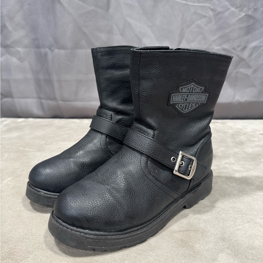 Harley-Davidson Kids Black Biker Boots